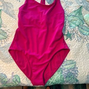 Athleta size large pink swimsuit. New without tags